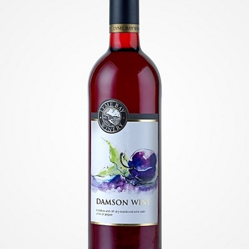 Lyme Bay Wine Damson 75cl Barn Farm Plants